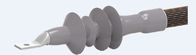 Gray freddo resistente UV della gomma di silicone del corredo di termine degli strizzacervelli 15KV