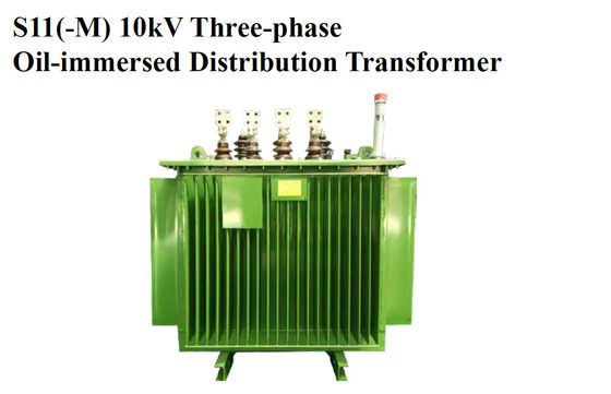 Trasformatore di distribuzione a tre fasi a 10 kV immerso in olio